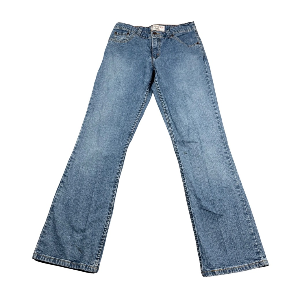 Levi Strauss Signature Womens Stretch Mid Rise Bootcut Jeans Blue Size 8 M